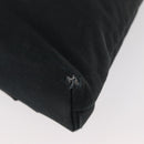 HERMES Trocha Horizontal Zonal MM Hand Bag Canvas Black Auth ARZ908-9