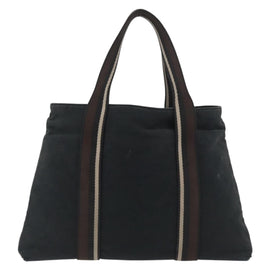 HERMES Trocha Horizontal Zonal MM Hand Bag Canvas Black Auth ARZ908 - 0