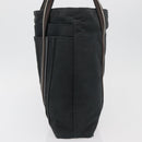 HERMES Trocha Horizontal Zonal MM Hand Bag Canvas Black Auth ARZ908-3