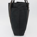 HERMES Trocha Horizontal Zonal MM Hand Bag Canvas Black Auth ARZ908-4