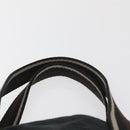 HERMES Trocha Horizontal Zonal MM Hand Bag Canvas Black Auth ARZ908-8
