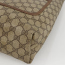 GUCCI GG Supreme Web Sherry Line Tote Bag PVC Beige Red 89 02 003 Auth ARZ909-14