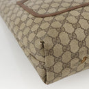 GUCCI GG Supreme Web Sherry Line Tote Bag PVC Beige Red 89 02 003 Auth ARZ909-15