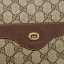 GUCCI GG Supreme Web Sherry Line Tote Bag PVC Beige Red 89 02 003 Auth ARZ909-17