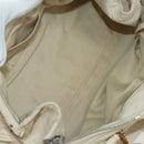 Chloe Paddington Hand Bag Leather Ivory Gold Silver Auth ARZ911SAV-10