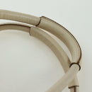 Chloe Paddington Hand Bag Leather Ivory Gold Silver Auth ARZ911SAV-8