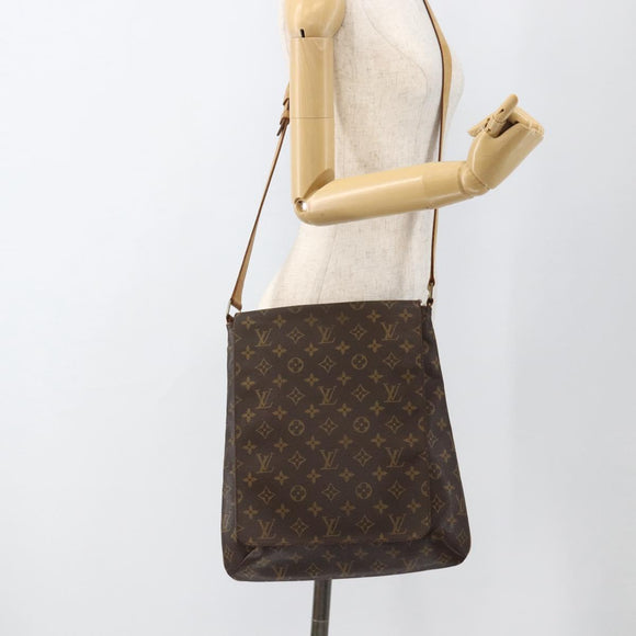 LOUIS VUITTON Monogram Musette Shoulder Bag M51256 LV Auth ARZ912