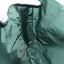 PRADA Tote Bag Nylon Green Silver Auth ARZ913A-18