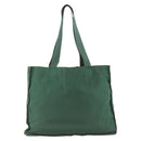 PRADA Tote Bag Nylon Green Silver Auth ARZ913A-3