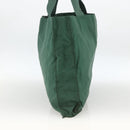 PRADA Tote Bag Nylon Green Silver Auth ARZ913A-5