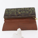 LOUIS VUITTON Graffiti Porte Monnaie Credit Wallet Khaki M92188 Auth ARZ914-19