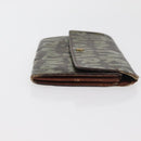 LOUIS VUITTON Graffiti Porte Monnaie Credit Wallet Khaki M92188 Auth ARZ914-3