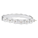 FENDI Shoulder Strap Leather 31.5"" Silver Auth ARZ919A-5