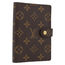 LOUIS VUITTON Monogram Agenda PM Day Planner Cover R20005 LV Auth ARZ923-1