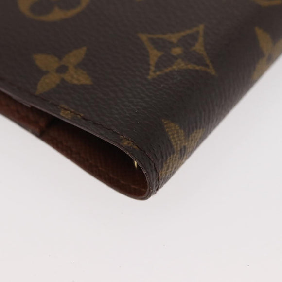 LOUIS VUITTON Monogram Agenda PM Day Planner Cover R20005 LV Auth ARZ923