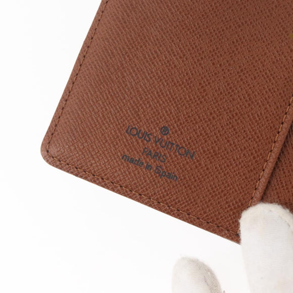 LOUIS VUITTON Monogram Agenda PM Day Planner Cover R20005 LV Auth ARZ923