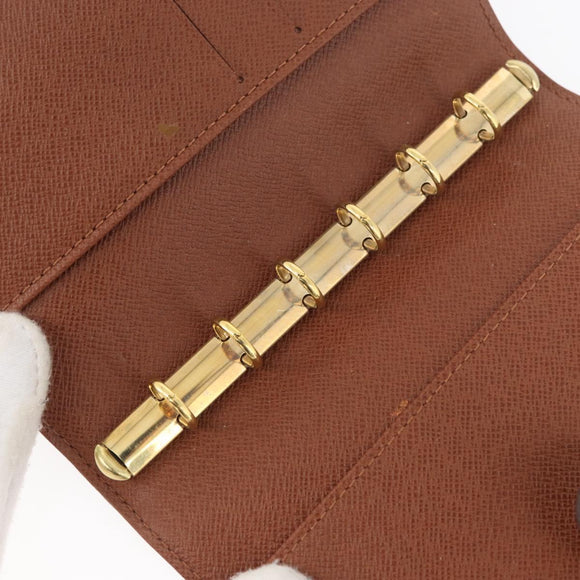 LOUIS VUITTON Monogram Agenda PM Day Planner Cover R20005 LV Auth ARZ923