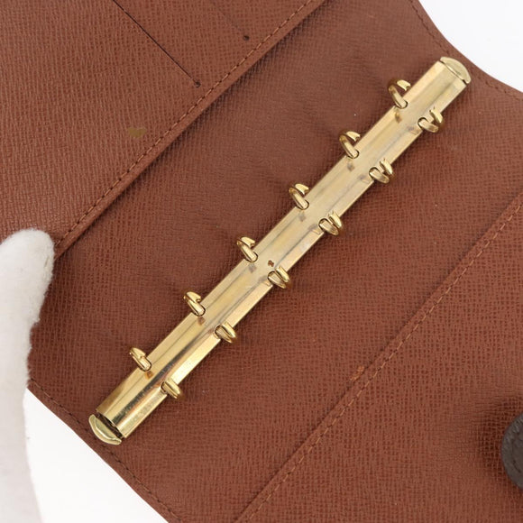 LOUIS VUITTON Monogram Agenda PM Day Planner Cover R20005 LV Auth ARZ923