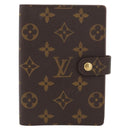 LOUIS VUITTON Monogram Agenda PM Day Planner Cover R20005 LV Auth ARZ923-13