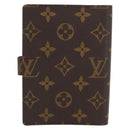 LOUIS VUITTON Monogram Agenda PM Day Planner Cover R20005 LV Auth ARZ923-2