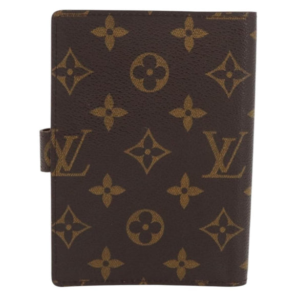 LOUIS VUITTON Monogram Agenda PM Day Planner Cover R20005 LV Auth ARZ923