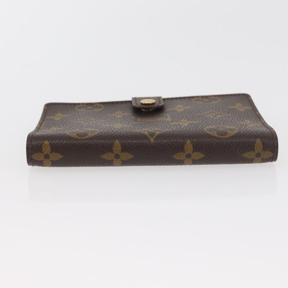 LOUIS VUITTON Monogram Agenda PM Day Planner Cover R20005 LV Auth ARZ923