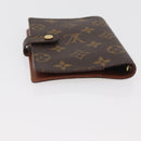 LOUIS VUITTON Monogram Agenda PM Day Planner Cover R20005 LV Auth ARZ923-5