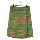 PRADA Sports Skirt Tweed 40 Multicolor CC Auth ARZ928A-1