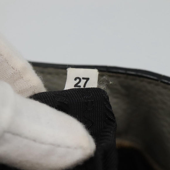 PRADA Hand Bag Leather 2way Gray Auth BA005