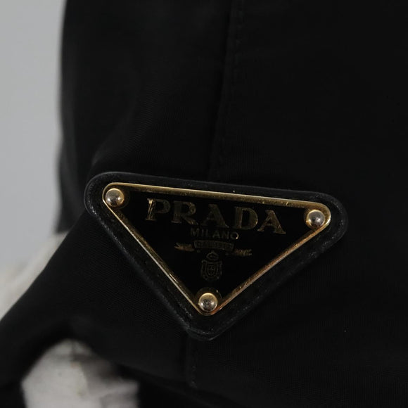 PRADA Hand Bag Nylon 2way Black Auth BA009