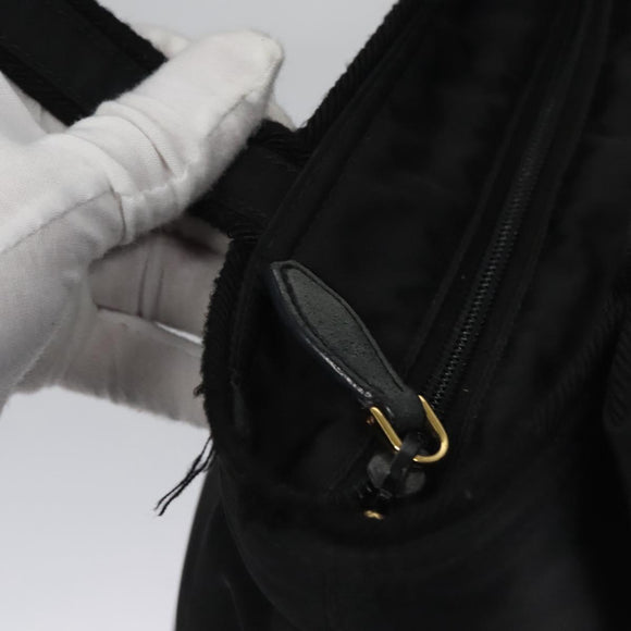 PRADA Hand Bag Nylon 2way Black Auth BA009