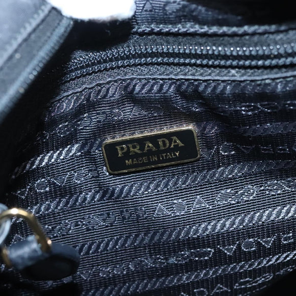 PRADA Hand Bag Nylon 2way Black Auth BA009
