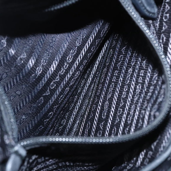 PRADA Hand Bag Nylon 2way Black Auth BA009