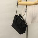 PRADA Hand Bag Nylon 2way Black Auth BA009-26