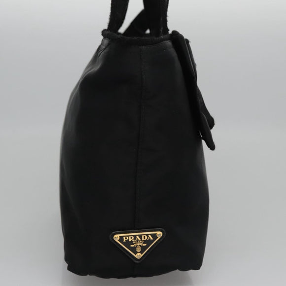 PRADA Hand Bag Nylon 2way Black Auth BA009