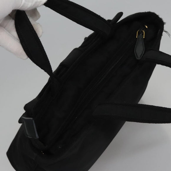 PRADA Hand Bag Nylon 2way Black Auth BA009