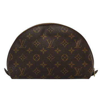 LOUIS VUITTON Monogram Trousse Demi Ronde Cosmetic Pouch M47520 LV Auth BA014 - 0