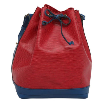LOUIS VUITTON Epi Noe Shoulder Bag Bicolor Red Blue M44084 LV Auth BA021