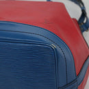 LOUIS VUITTON Epi Noe Shoulder Bag Bicolor Red Blue M44084 LV Auth BA021-8