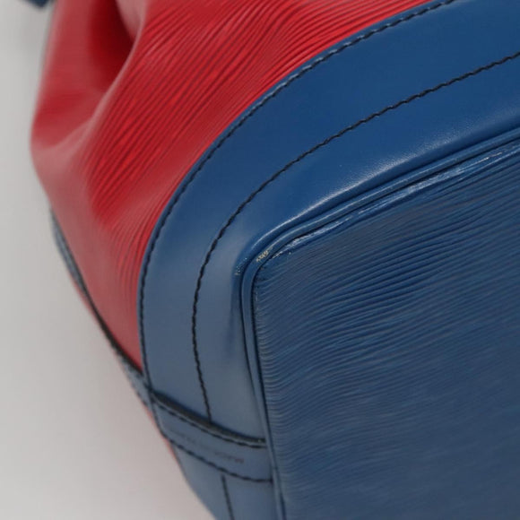 LOUIS VUITTON Epi Noe Shoulder Bag Bicolor Red Blue M44084 LV Auth BA021