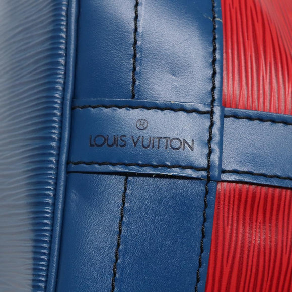 LOUIS VUITTON Epi Noe Shoulder Bag Bicolor Red Blue M44084 LV Auth BA021