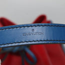LOUIS VUITTON Epi Noe Shoulder Bag Bicolor Red Blue M44084 LV Auth BA021-9