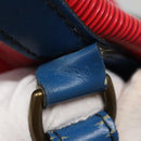 LOUIS VUITTON Epi Noe Shoulder Bag Bicolor Red Blue M44084 LV Auth BA021-12