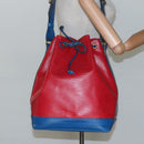 LOUIS VUITTON Epi Noe Shoulder Bag Bicolor Red Blue M44084 LV Auth BA021-22