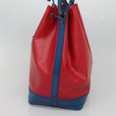 LOUIS VUITTON Epi Noe Shoulder Bag Bicolor Red Blue M44084 LV Auth BA021-4