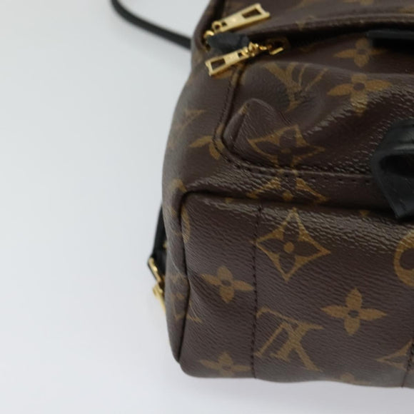 LOUIS VUITTON Monogram Palm Springs MINI Backpack M41562 LV Auth BA045