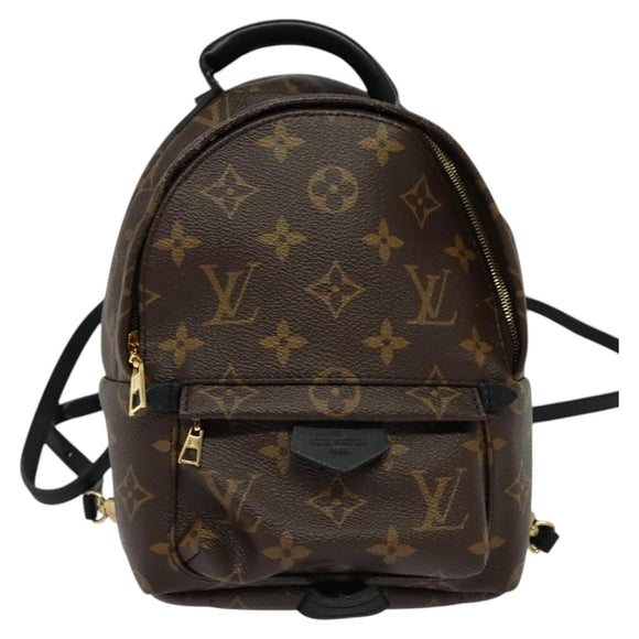 LOUIS VUITTON Monogram Palm Springs MINI Backpack M41562 LV Auth BA045