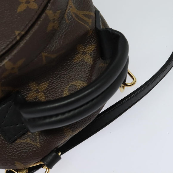 LOUIS VUITTON Monogram Palm Springs MINI Backpack M41562 LV Auth BA045