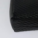 BALLY Hand Bag Leather Black Auth BA049-15