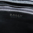 BALLY Hand Bag Leather Black Auth BA049-10